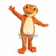 Orange Salamander Mascot Adult Costume 