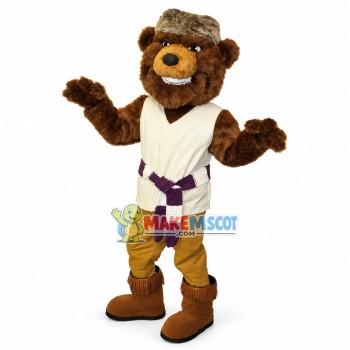 Fierce Grizzly Bear School Mascot Costume Fierce Grizzly Bear School Mascot Costume