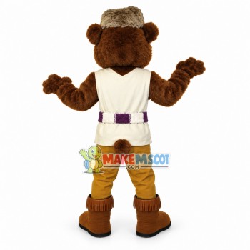 Fierce Grizzly Bear School Mascot Costume Fierce Grizzly Bear School Mascot Costume