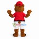 Baseball Brown Bear Mascot Costume 