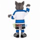 Sport Gray Wolf Mascot Costume Sport Gray Wolf Mascot Costume