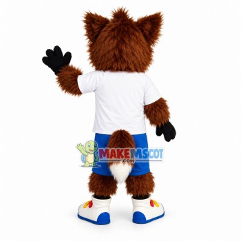 Happy Sport Fox Mascot Costume 