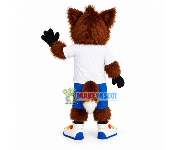 Happy Sport Fox Mascot Costume Happy Sport Fox Mascot Costume