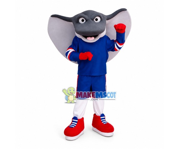Sport Stingray Mascot Costume Sport Stingray Mascot Costume