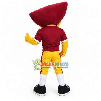 Power Fierce Red Stingray High School Mascot Costume Power Fierce Red Stingray High School Mascot Costume