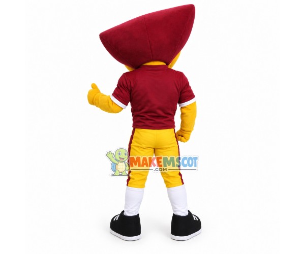 Power Fierce Red Stingray High School Mascot Costume Power Fierce Red Stingray High School Mascot Costume
