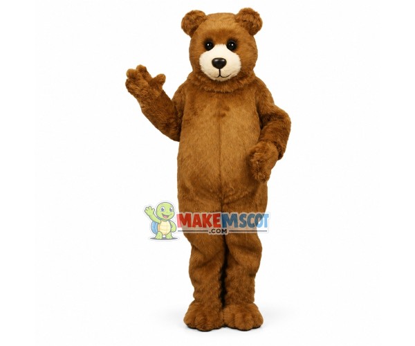 Brown Bruin Mascot Costume Brown Bruin Mascot Costume