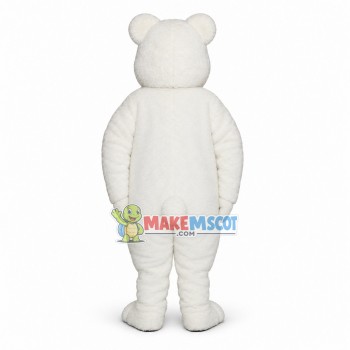 Adorable Polar Bear Mascot Costume Adorable Polar Bear Mascot Costume