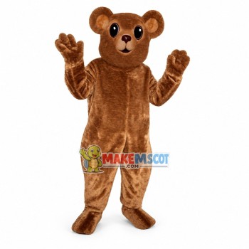 Brown Bear Cub Mascot Adult Costume Brown Bear Cub Mascot Adult Costume