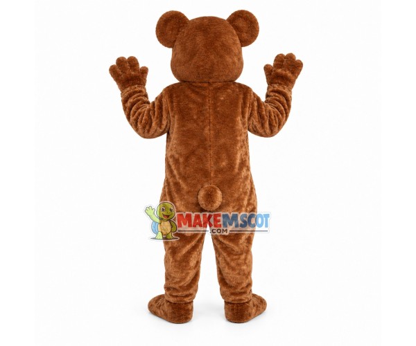 Brown Bear Cub Mascot Adult Costume Brown Bear Cub Mascot Adult Costume
