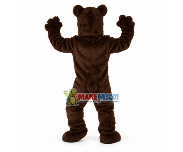 Fierce Brown Bear Mascot Costume Fierce Brown Bear Mascot Costume