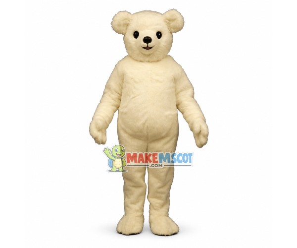 Cute Betsy Polar Bear Mascot Costume Cute Betsy Polar Bear Mascot Costume