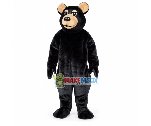 Adult Black Bear Mascot Costume Adult Black Bear Mascot Costume