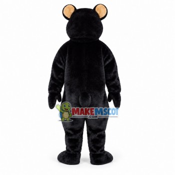 Adult Black Bear Mascot Costume 