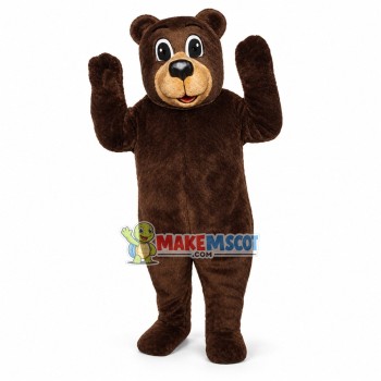 Buford Bear Mascot Costume Buford Bear Mascot Costume