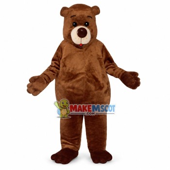 Chubby Bear Mascot Costume Chubby Bear Mascot Costume