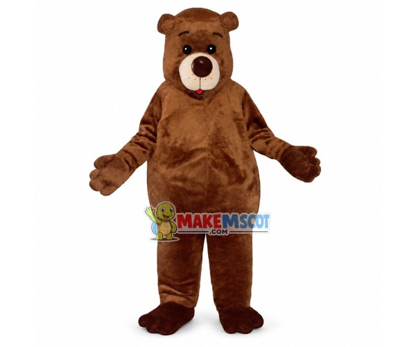 Chubby Bear Mascot Costume Chubby Bear Mascot Costume