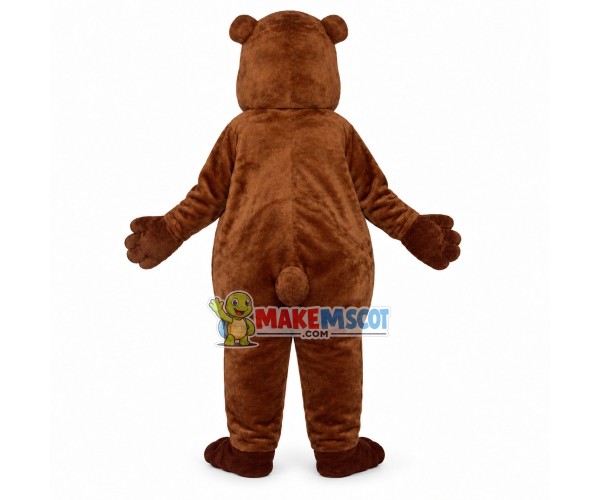 Chubby Bear Mascot Costume Chubby Bear Mascot Costume