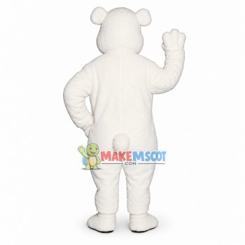 Sleepy Polar Bear Mascot Costume Sleepy Polar Bear Mascot Costume