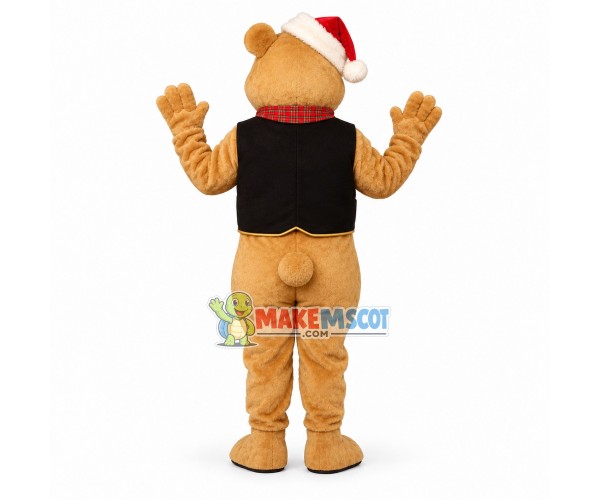 Christmas Bear Mascot Costume Christmas Bear Mascot Costume