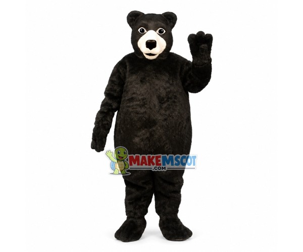Adult Plush Black Bear Mascot Costume Adult Plush Black Bear Mascot Costume