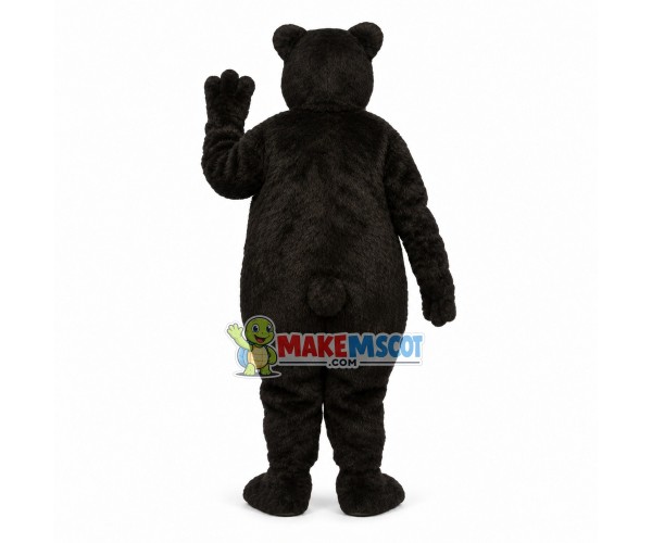 Adult Plush Black Bear Mascot Costume Adult Plush Black Bear Mascot Costume