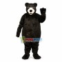 Adult Plush Black Bear Mascot Costume