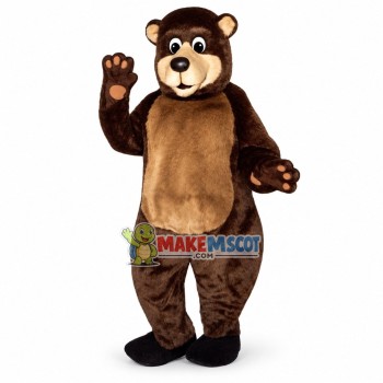 Little Grizzly Bear Mascot Costume Little Grizzly Bear Mascot Costume