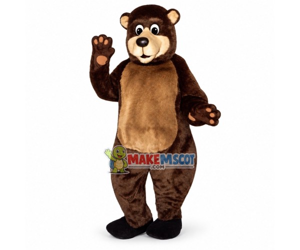 Little Grizzly Bear Mascot Costume Little Grizzly Bear Mascot Costume