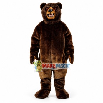 Fierce Adult Grizzly Bear Mascot Costume Fierce Adult Grizzly Bear Mascot Costume