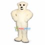 Polar Bear Long Fur Mascot Costume