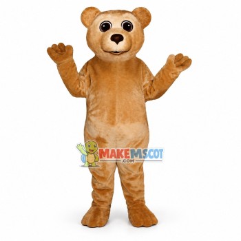 Beige Bear Mascot Costume Beige Bear Mascot Costume