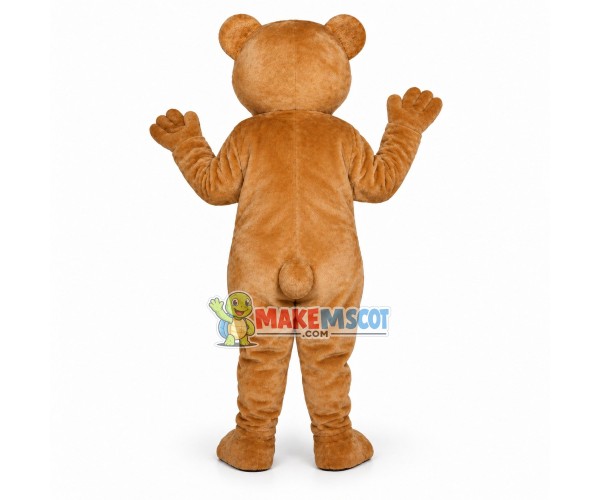 Beige Bear Mascot Costume Beige Bear Mascot Costume