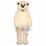 Johnnie Polar Bear Mascot Costume
