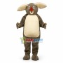 Fat Koala With Big Ears And Red Nose Mascot Costume