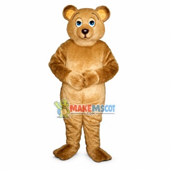 Lazy Beige Bear Mascot Costume Lazy Beige Bear Mascot Costume