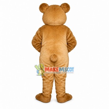 Lazy Beige Bear Mascot Costume Lazy Beige Bear Mascot Costume