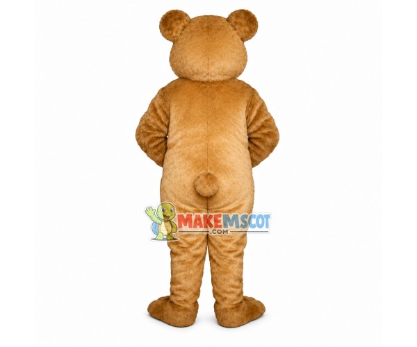 Lazy Beige Bear Mascot Costume Lazy Beige Bear Mascot Costume