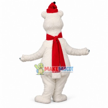 Giant Polar Bear Mascot Costume Giant Polar Bear Mascot Costume