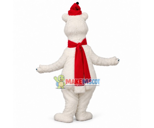 Giant Polar Bear Mascot Costume Giant Polar Bear Mascot Costume