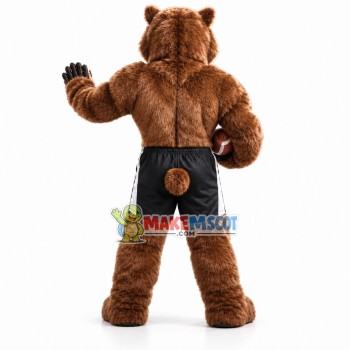 Sport Brown Bear Mascot Costume Sport Brown Bear Mascot Costume