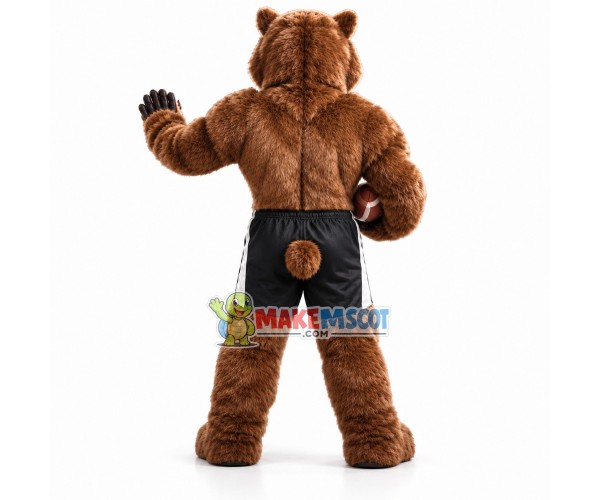 Sport Brown Bear Mascot Costume