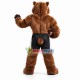 Sport Brown Bear Mascot Costume