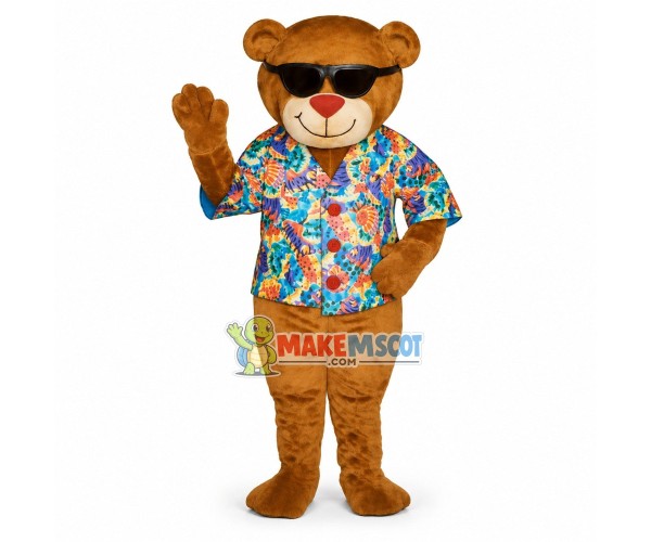 Fashion Bear Mascot Costume Fashion Bear Mascot Costume