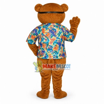 Fashion Bear Mascot Costume Fashion Bear Mascot Costume