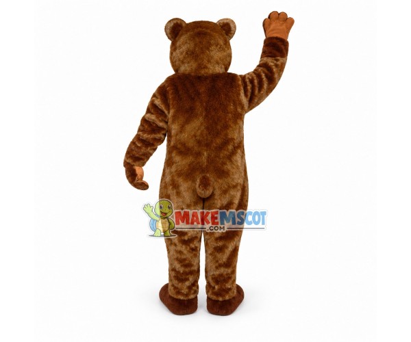 Growling Brown Bear Mascot Costume Growling Brown Bear Mascot Costume