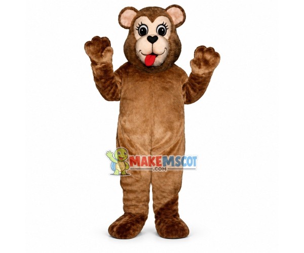 Lovely Brown Bear Mascot Costume Lovely Brown Bear Mascot Costume