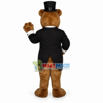 Gentleman Bear Mascot Costume Gentleman Bear Mascot Costume
