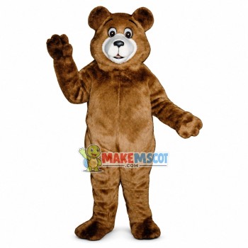 Grizzly Teddy Bear Mascot Costume Grizzly Teddy Bear Mascot Costume