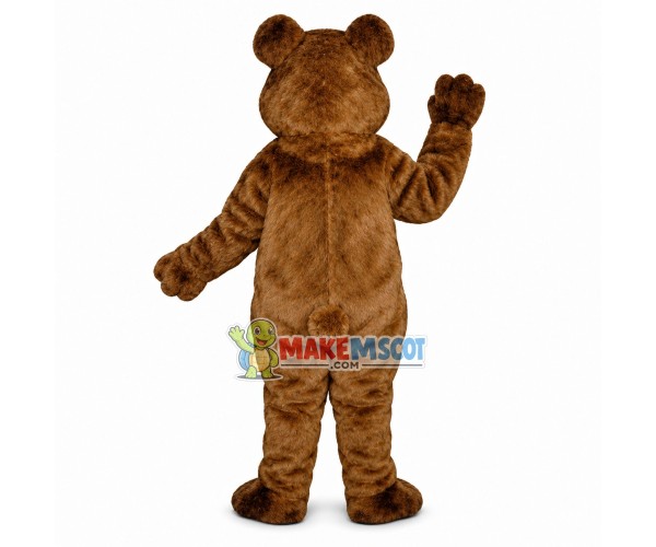 Grizzly Teddy Bear Mascot Costume Grizzly Teddy Bear Mascot Costume